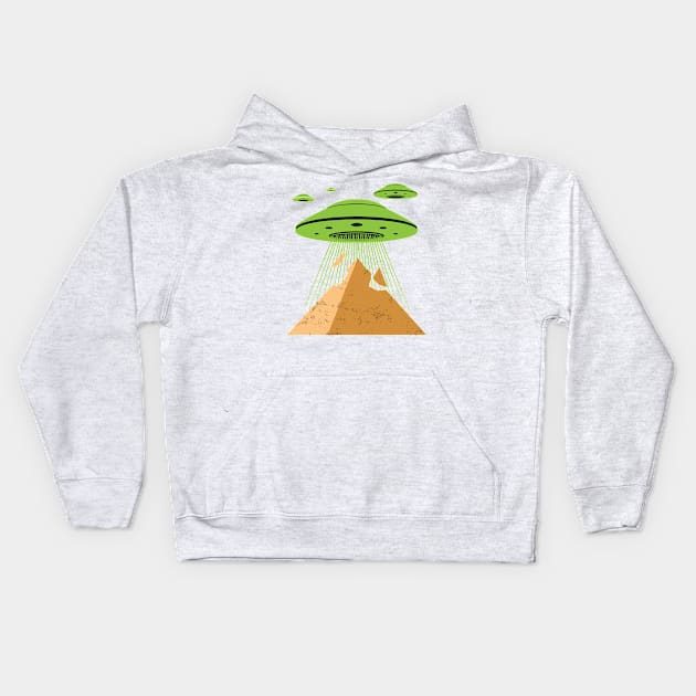 Ancient Alien Theory Novelty Shirt - UFO Conspiracy Kids Hoodie by LEGO